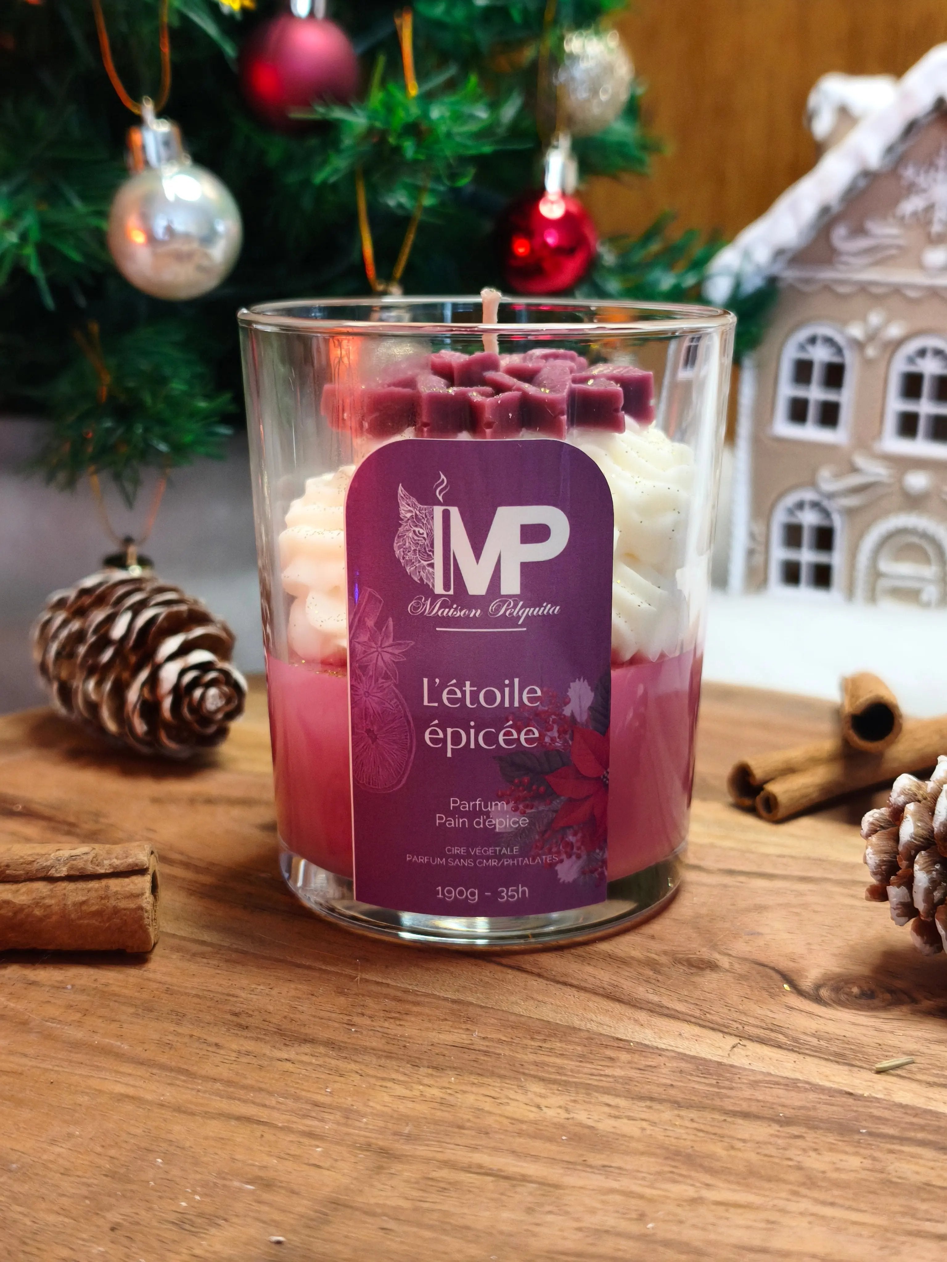 Bougie Chantilly - L'étoile épicée Maison Pelquita
