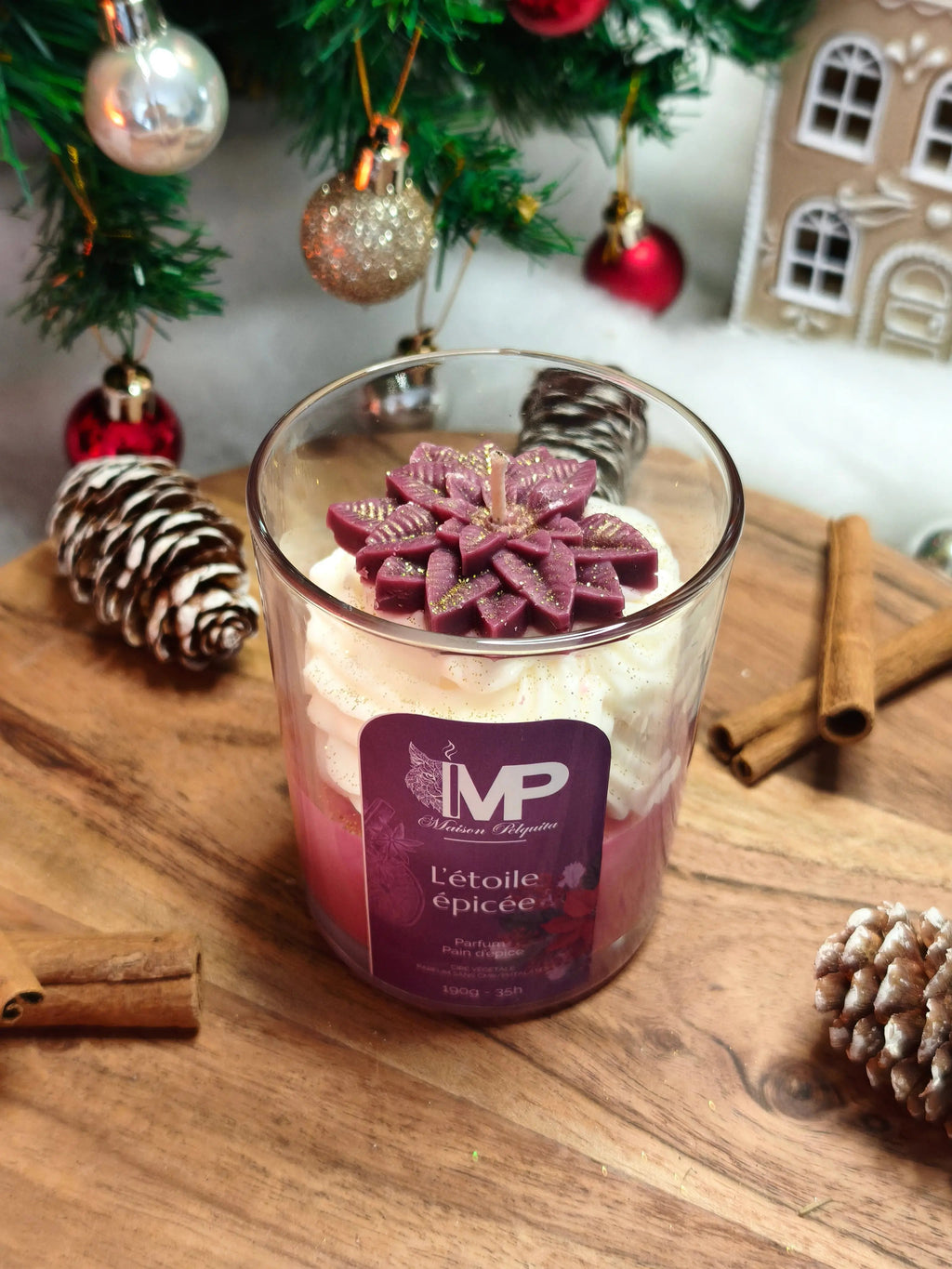 Bougie Chantilly - L'étoile épicée Maison Pelquita