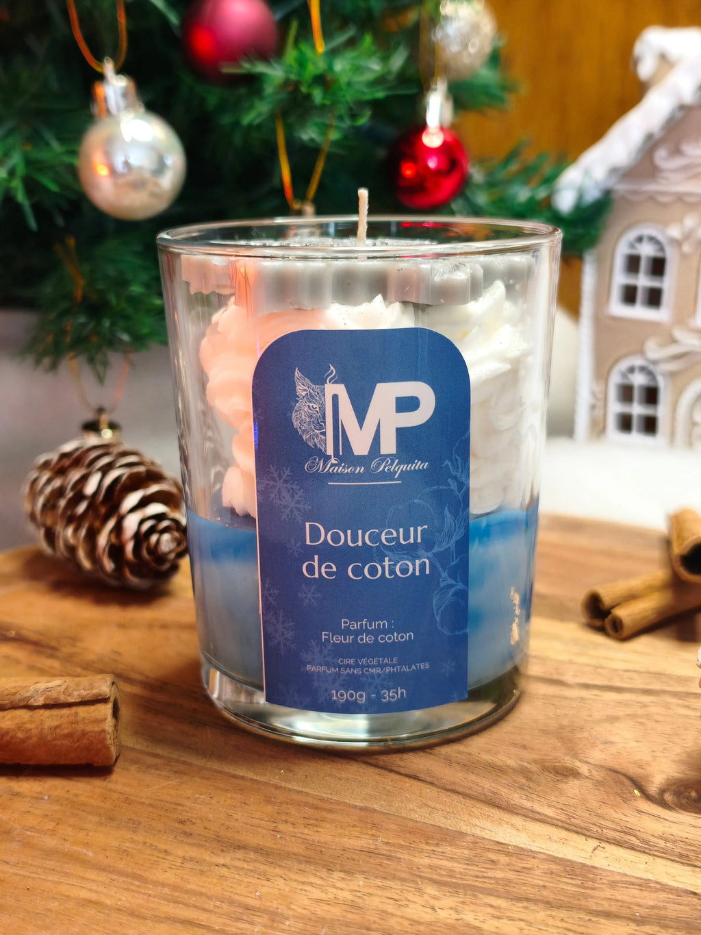 Bougie Chantilly - Douceur de coton Maison Pelquita