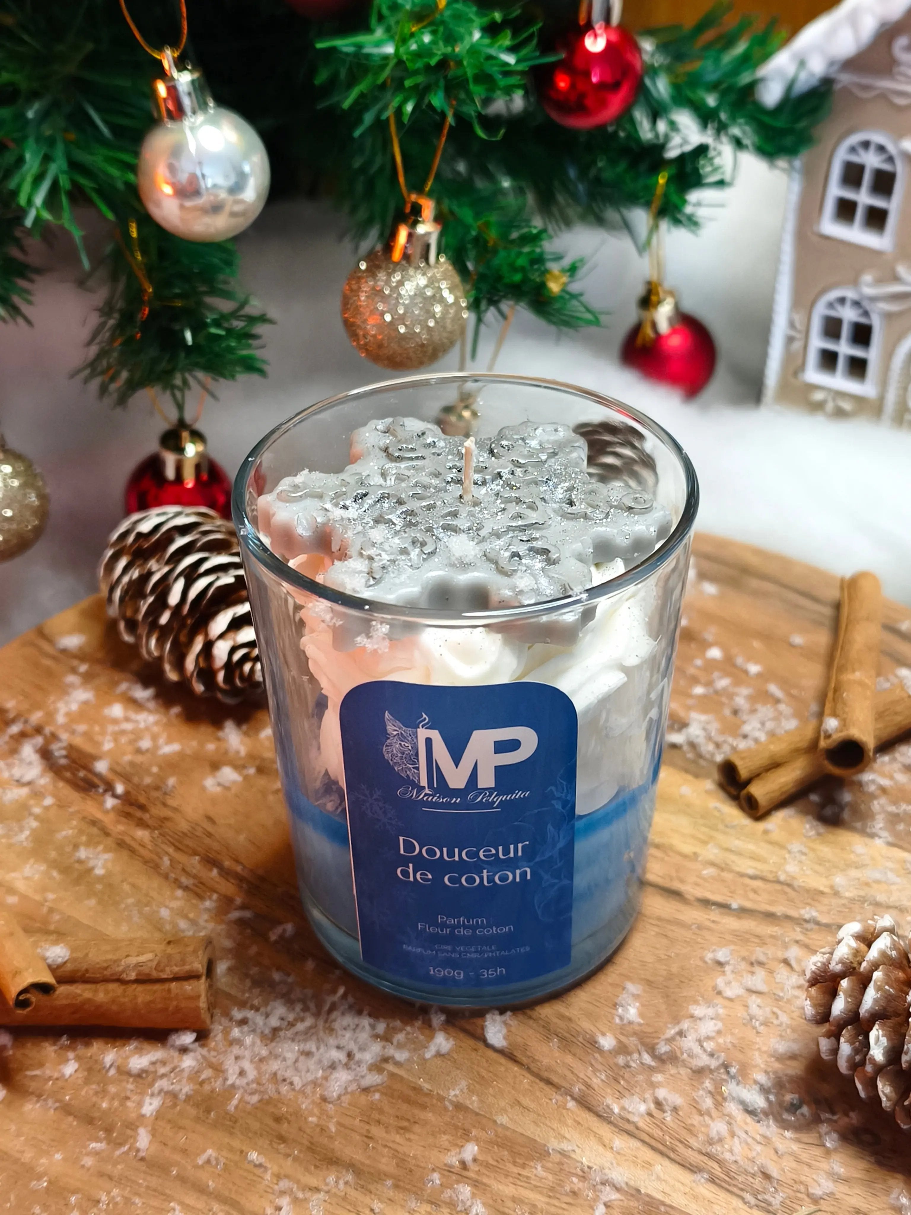 Bougie Chantilly - Douceur de coton Maison Pelquita