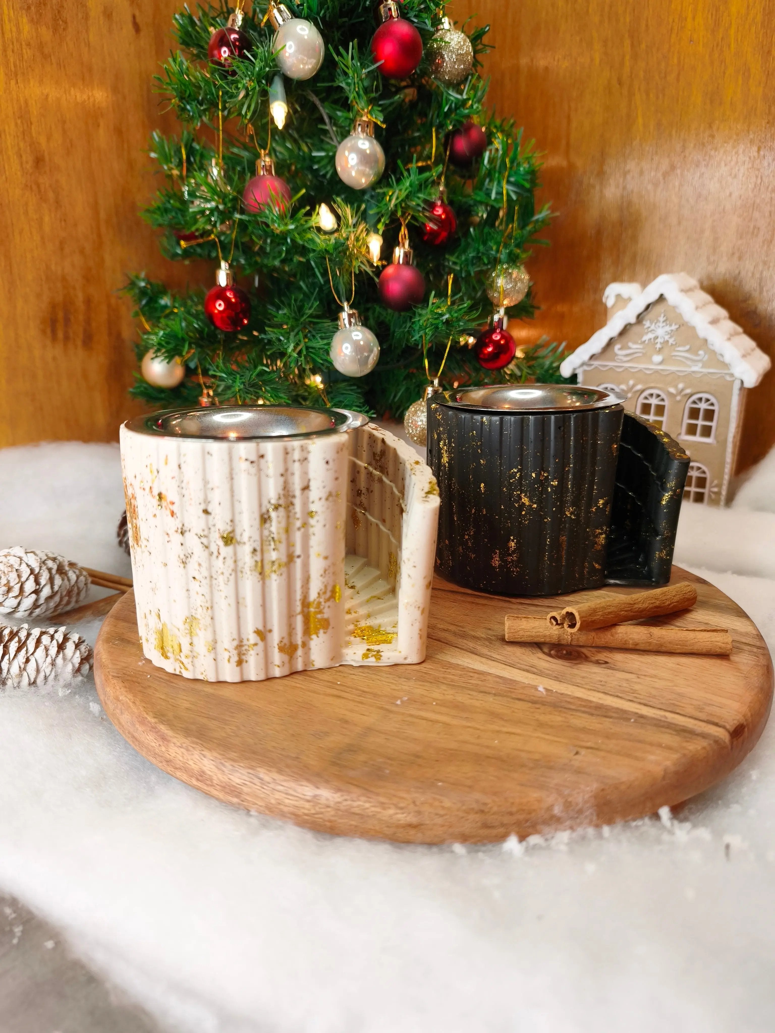 Brûle-Parfum Escalier Dorée Maison Pelquita