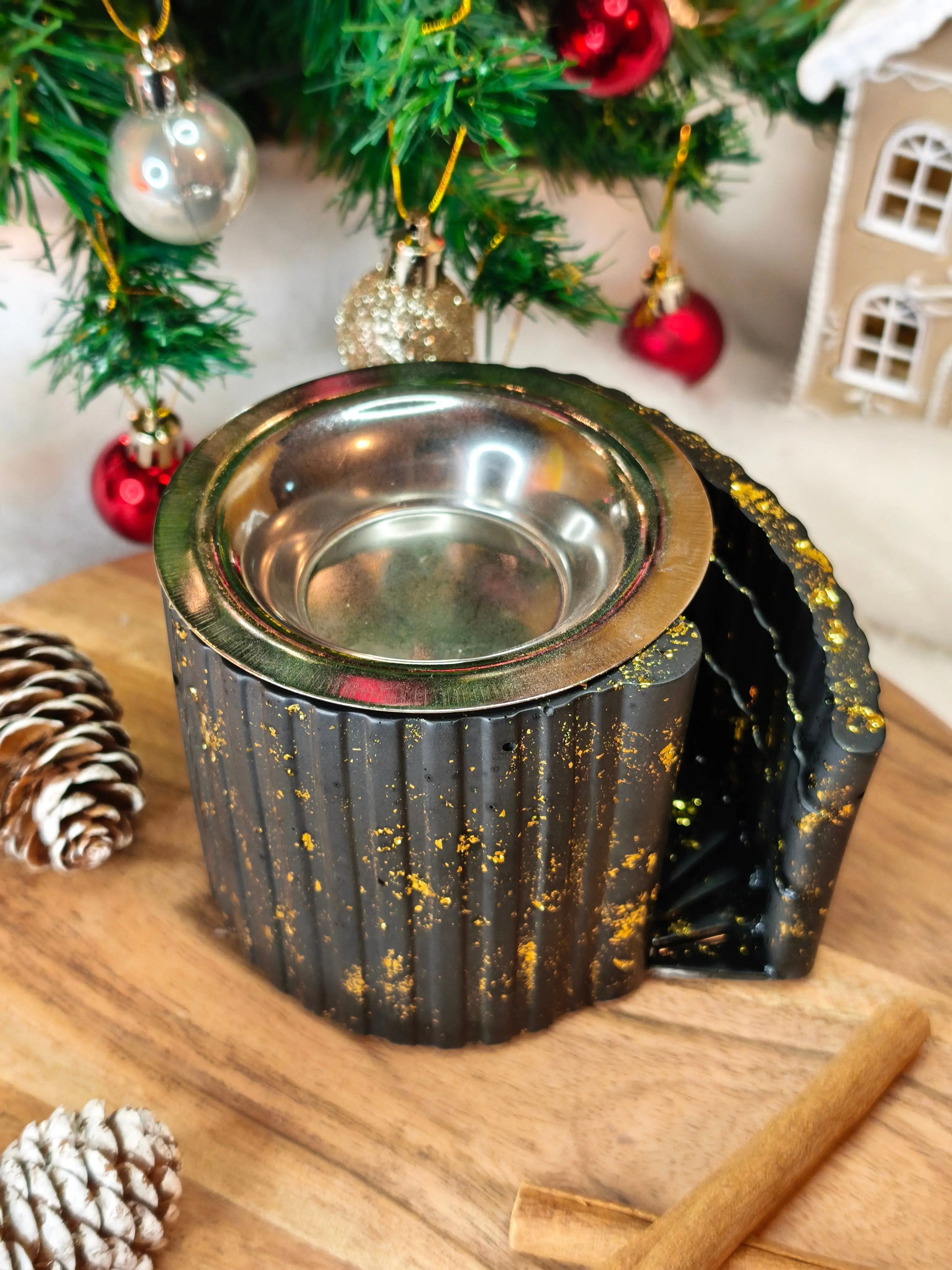 Brûle-Parfum Escalier Dorée Maison Pelquita