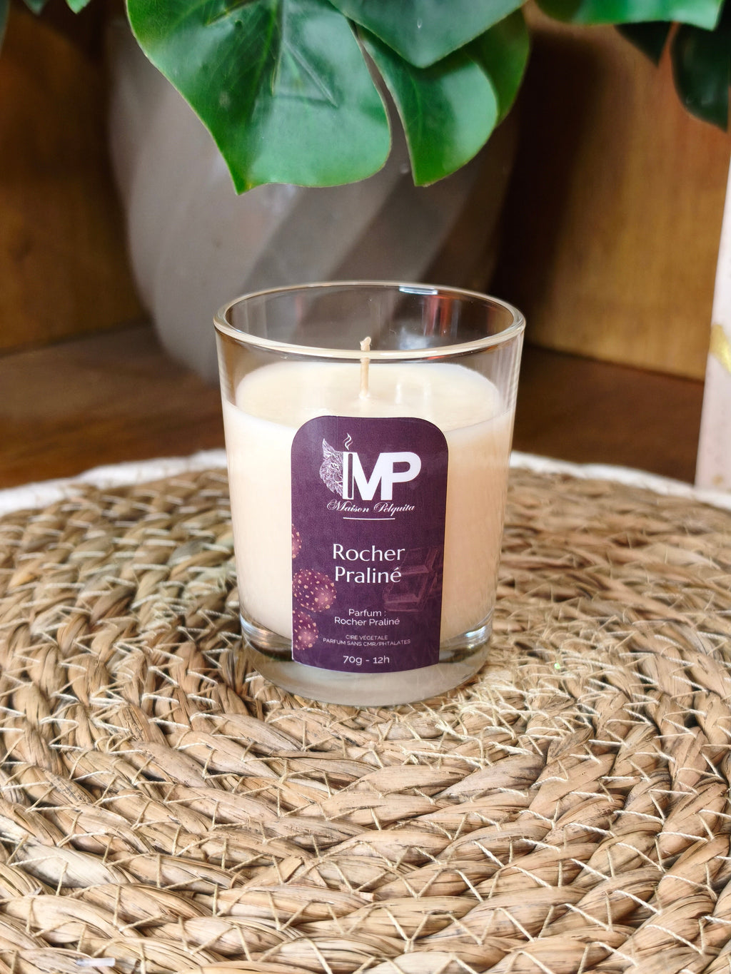 Bougie Classique - Rocher Praliné Maison Pelquita
