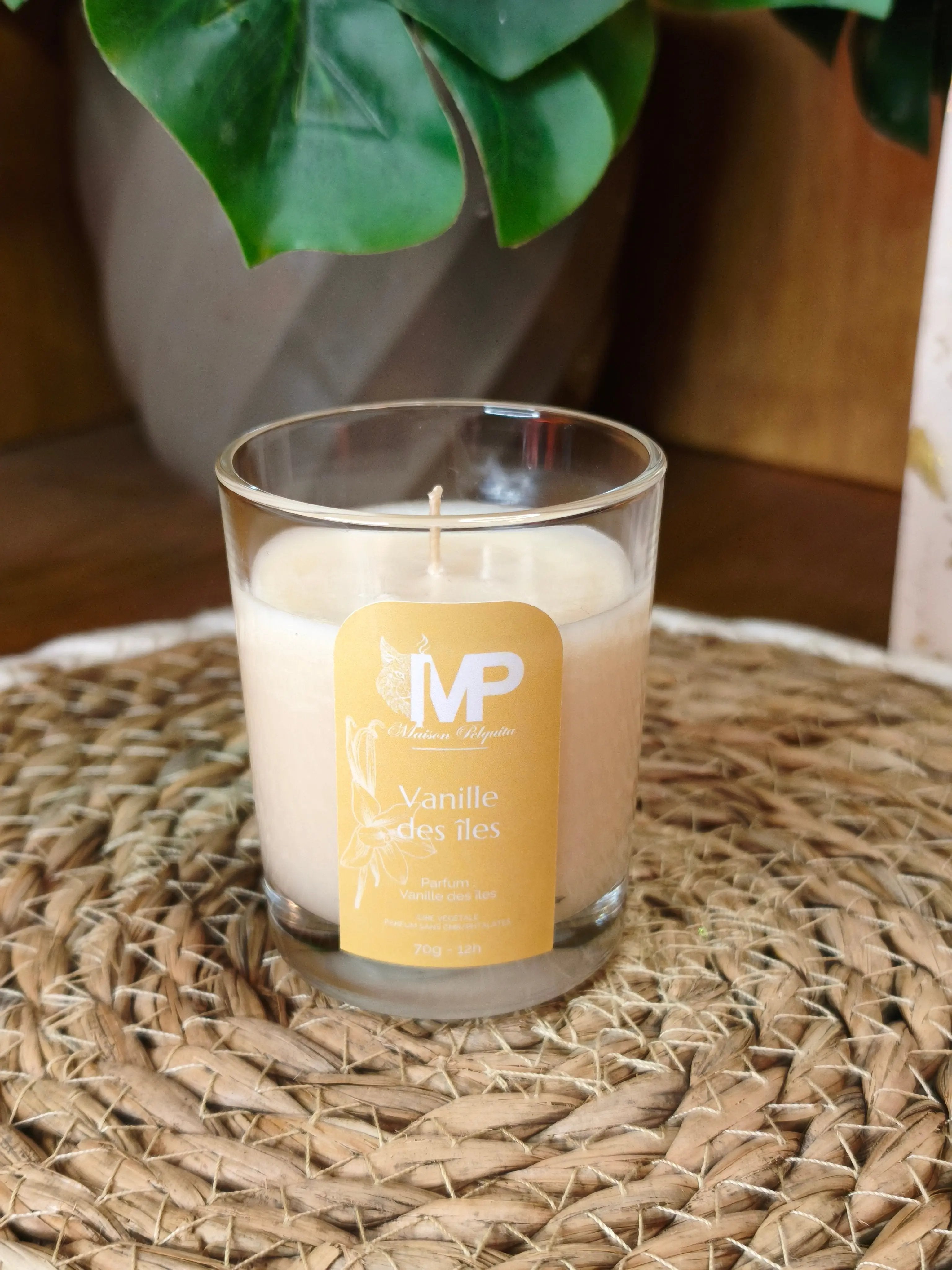 Bougie Classique - Vanille des îles Maison Pelquita
