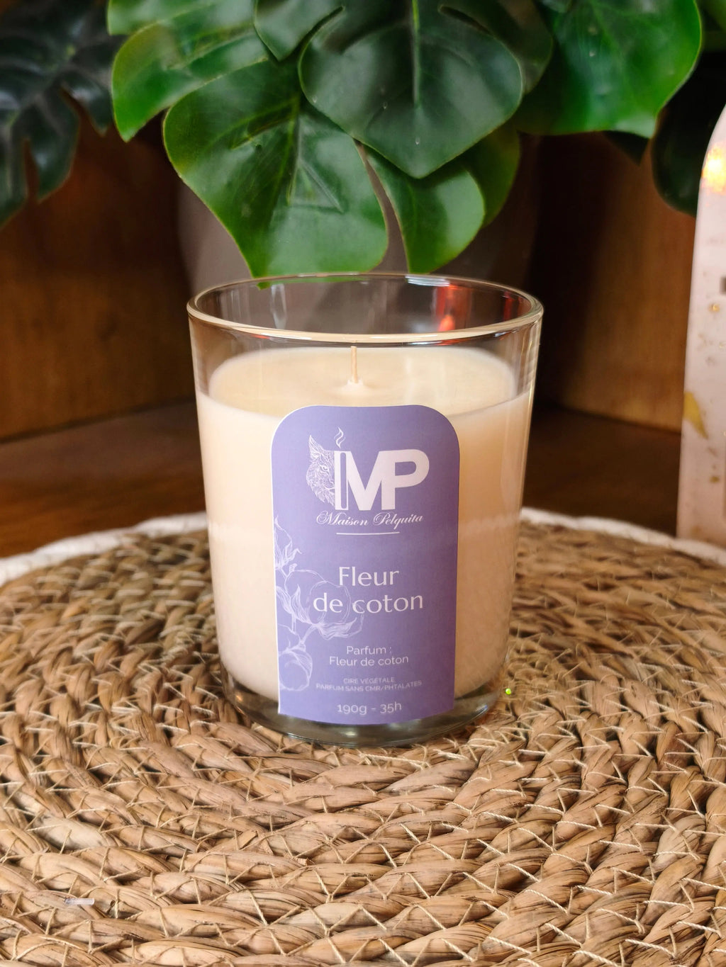 Bougie Classique - Fleur de coton Maison Pelquita