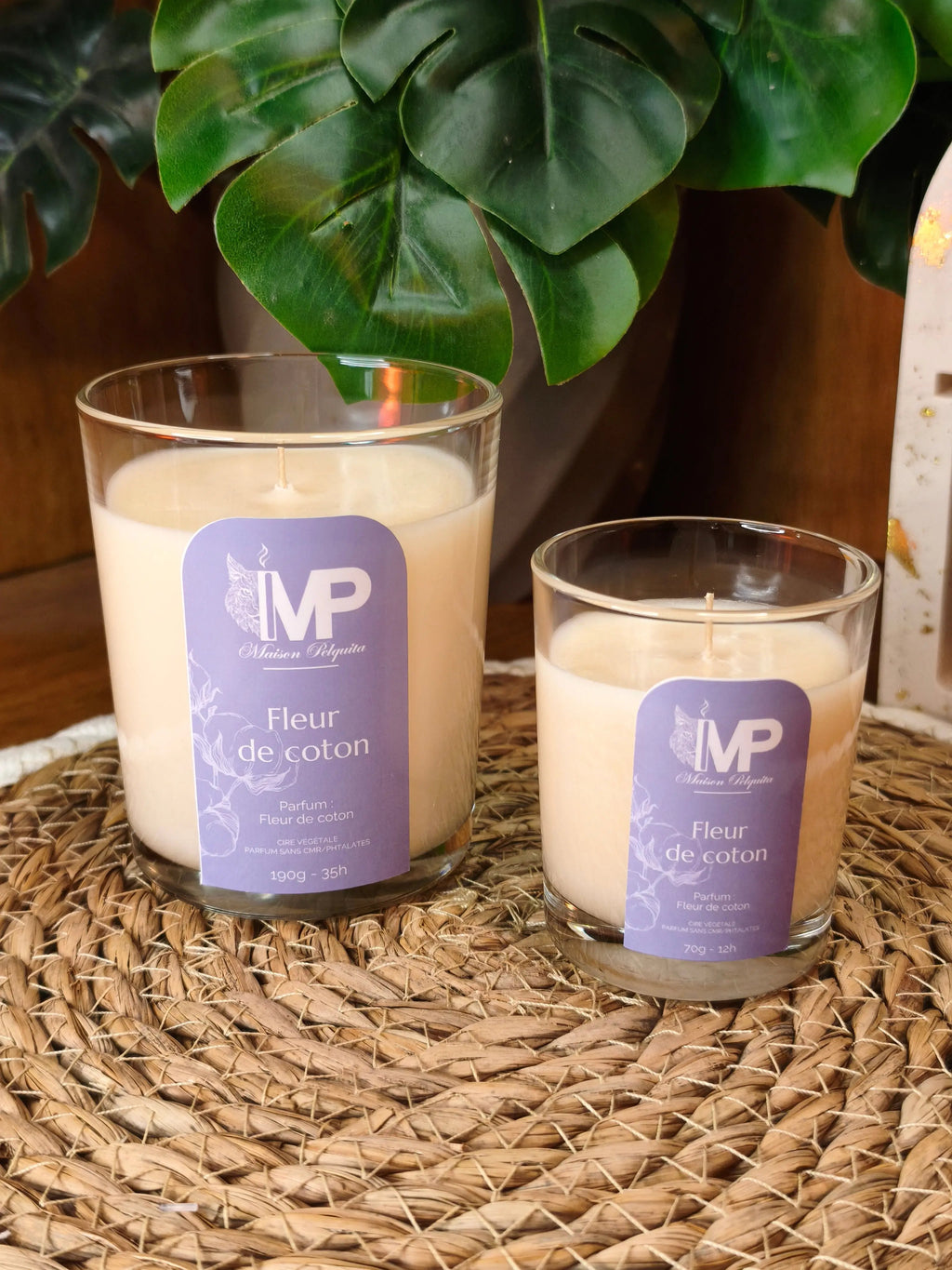 Bougie Classique - Fleur de coton Maison Pelquita
