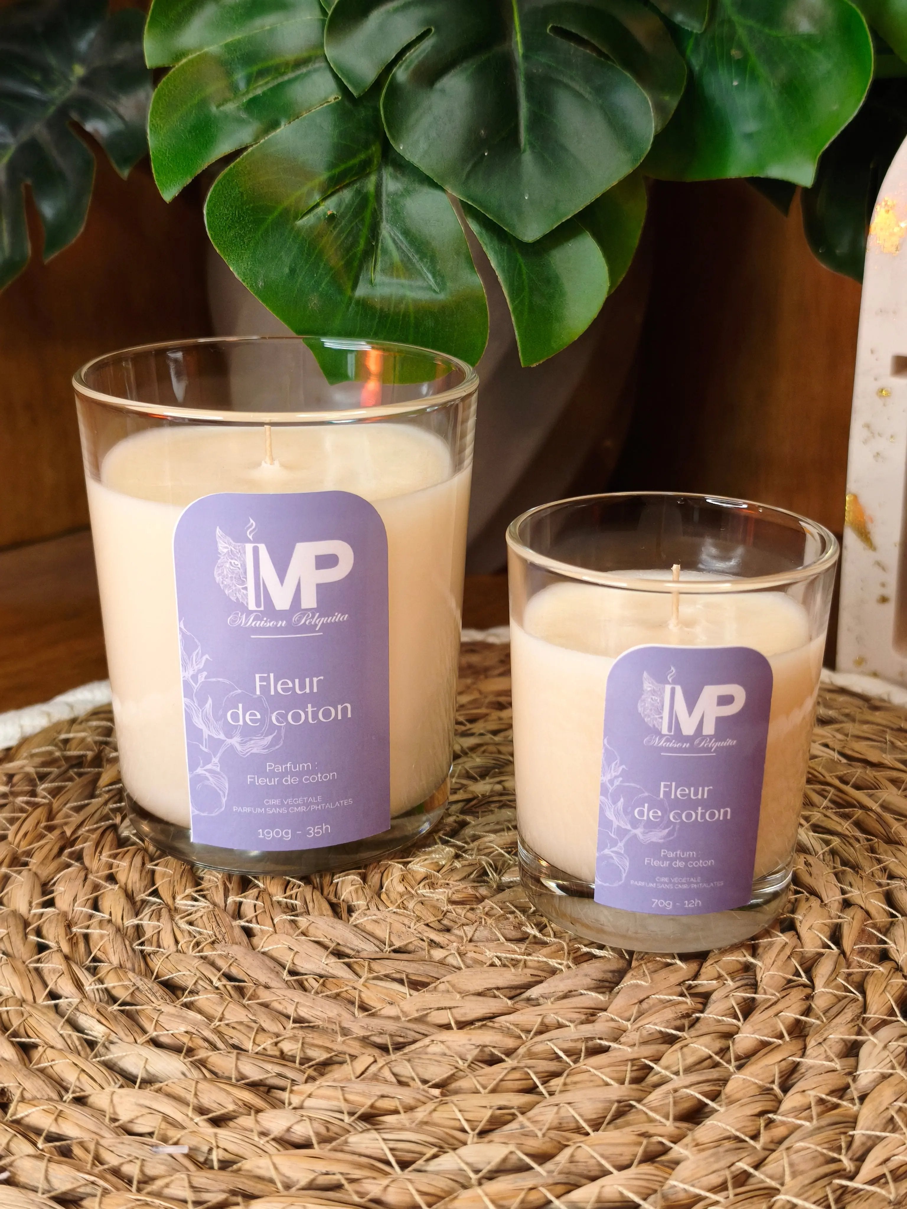 Bougie Classique - Fleur de coton Maison Pelquita