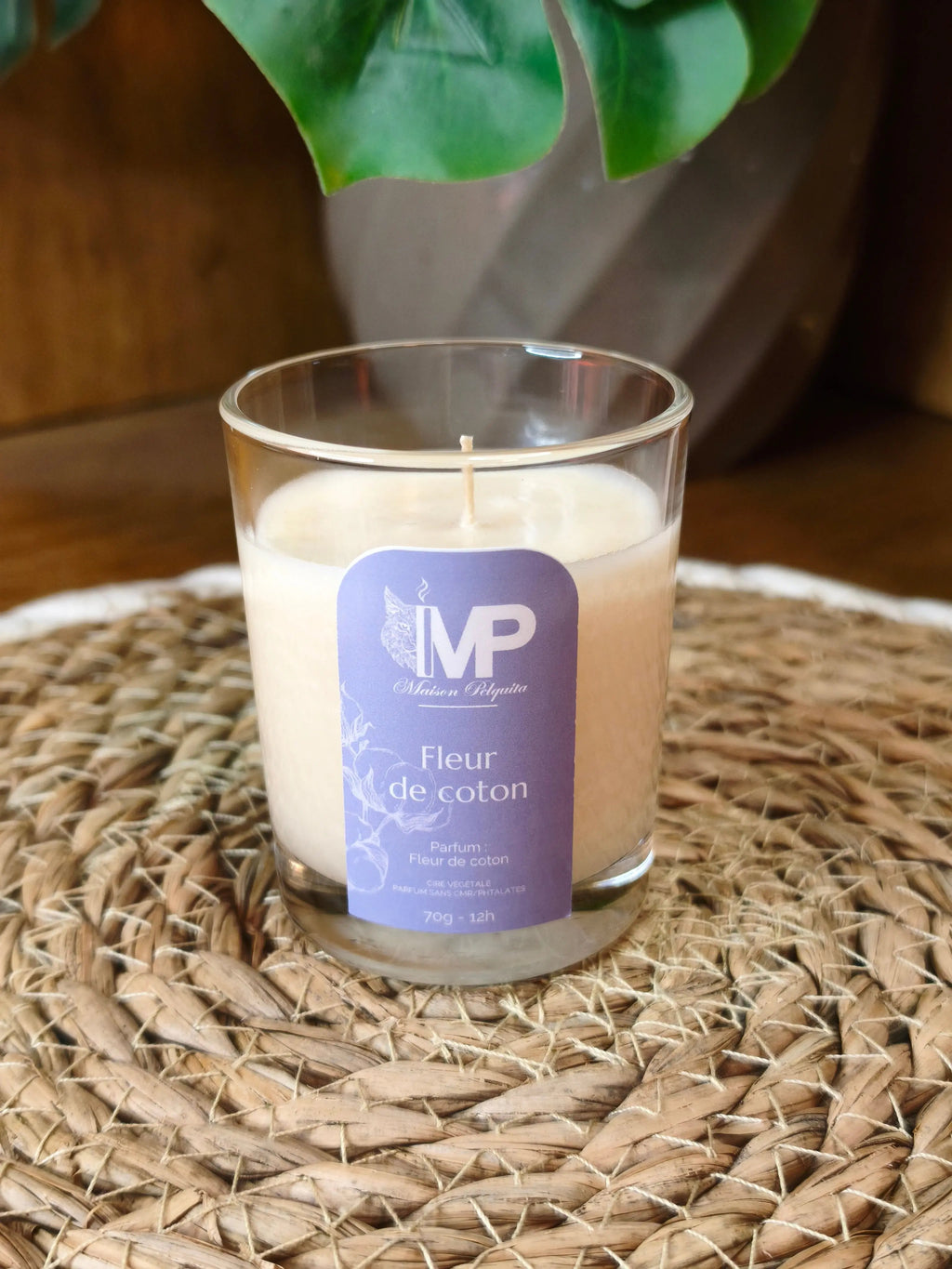Bougie Classique - Fleur de coton Maison Pelquita