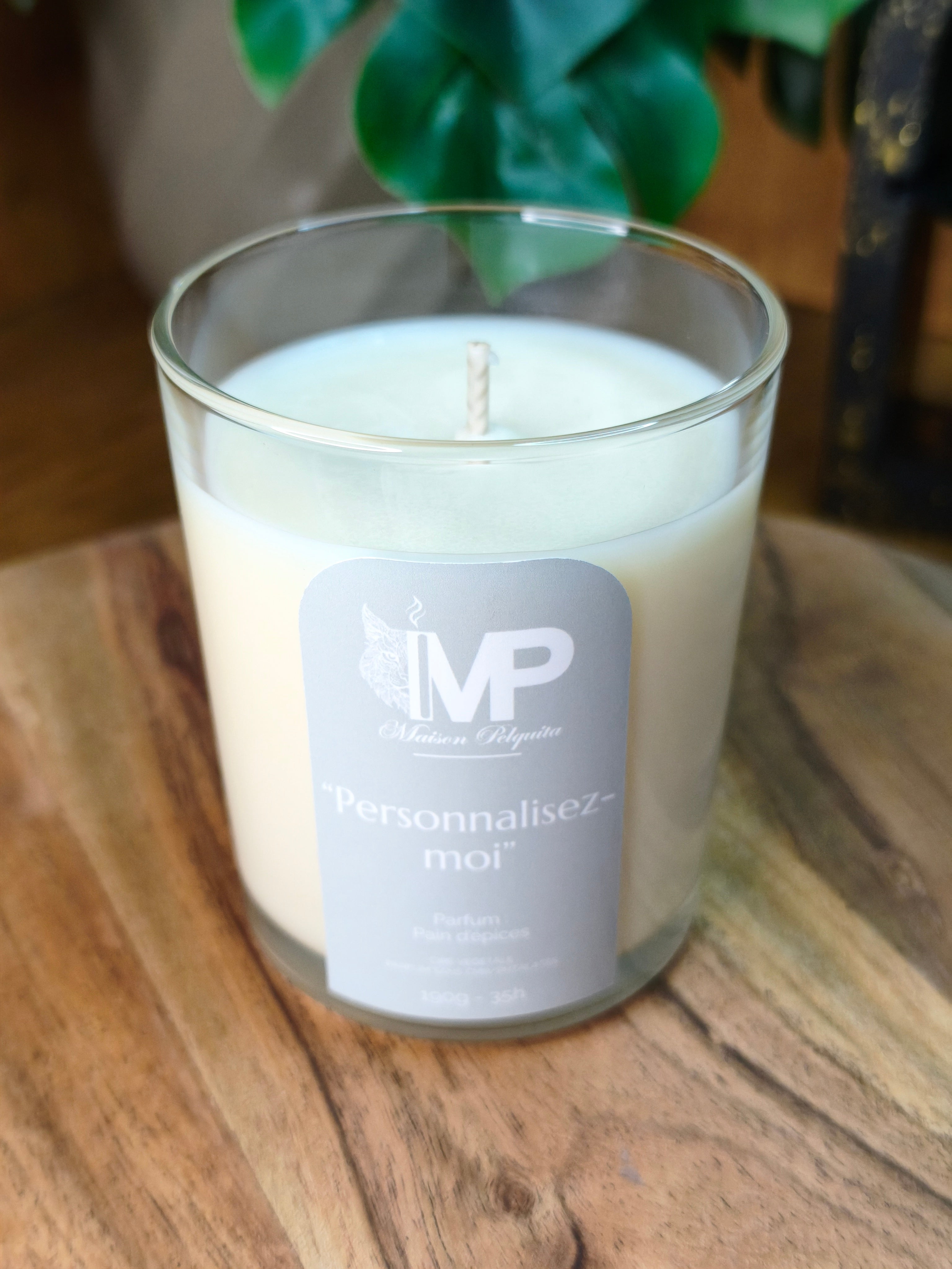 Bougie Classique - Personnalisez-moi Maison Pelquita