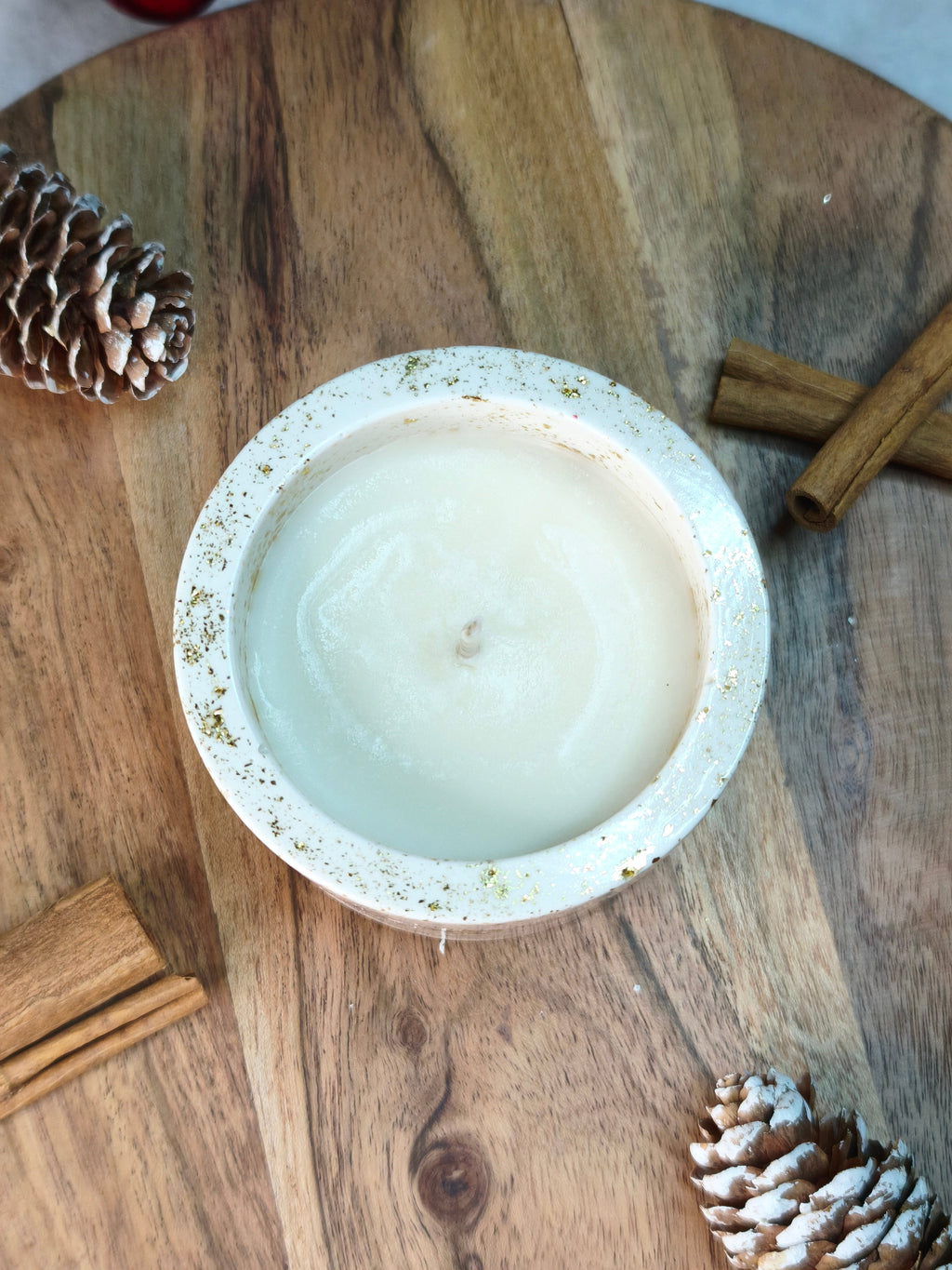 Bougie Jesmonite - Ëlia Maison Pelquita