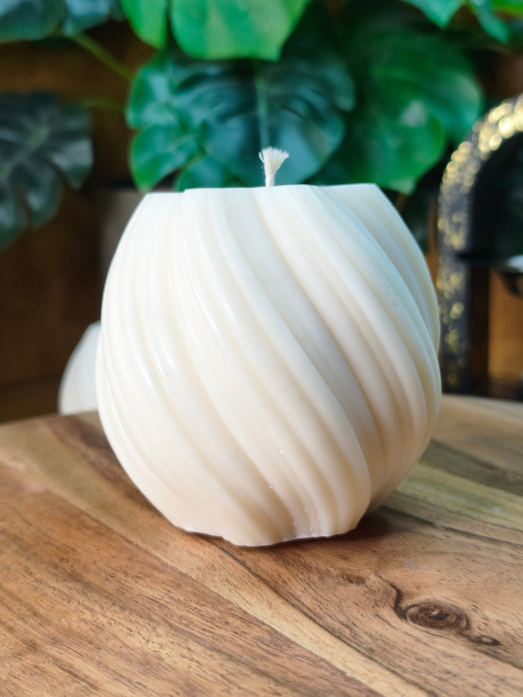 Bougie Moulée - Spiralia Maison Pelquita