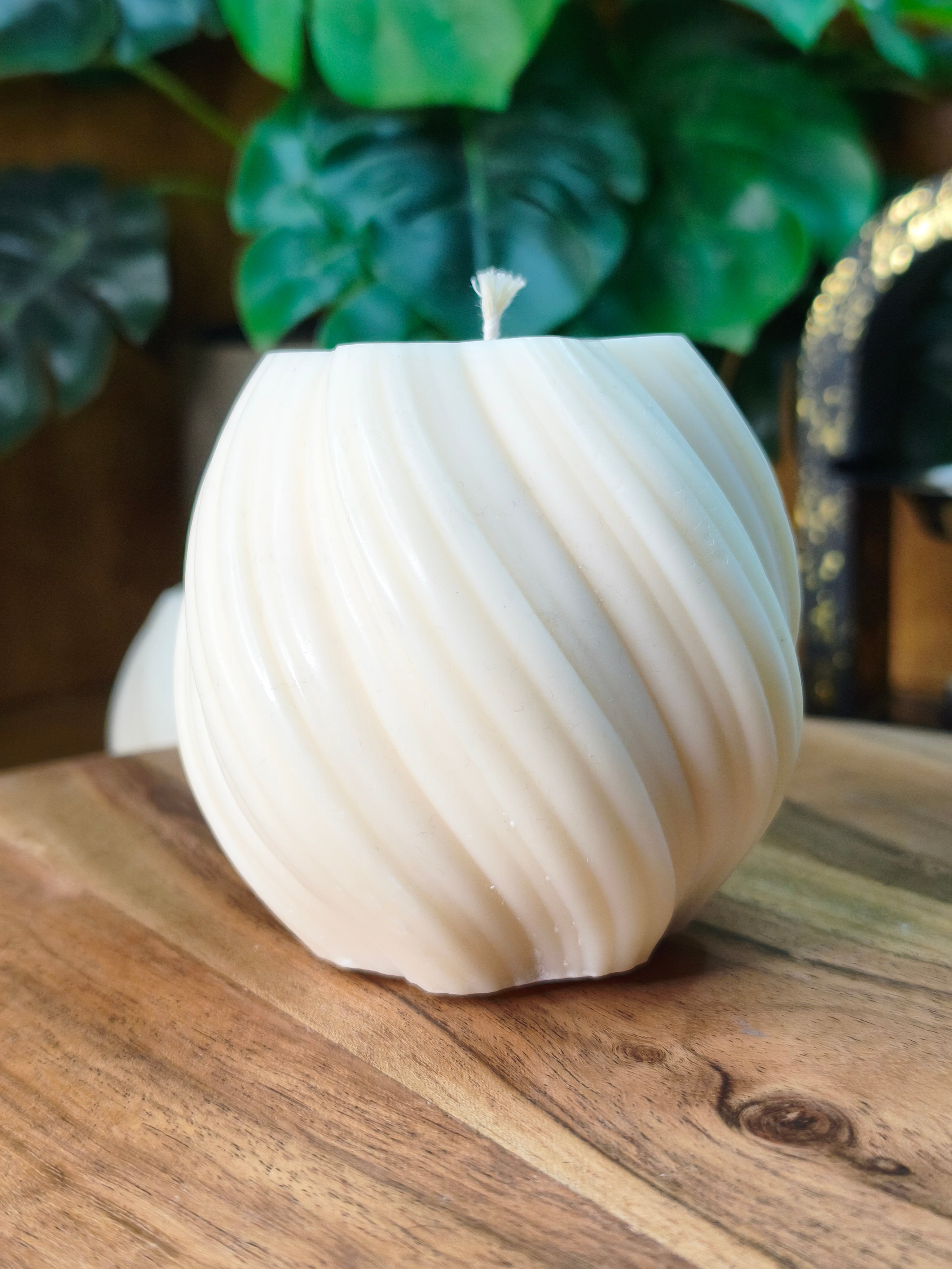 Bougie Moulée - Spiralia Maison Pelquita