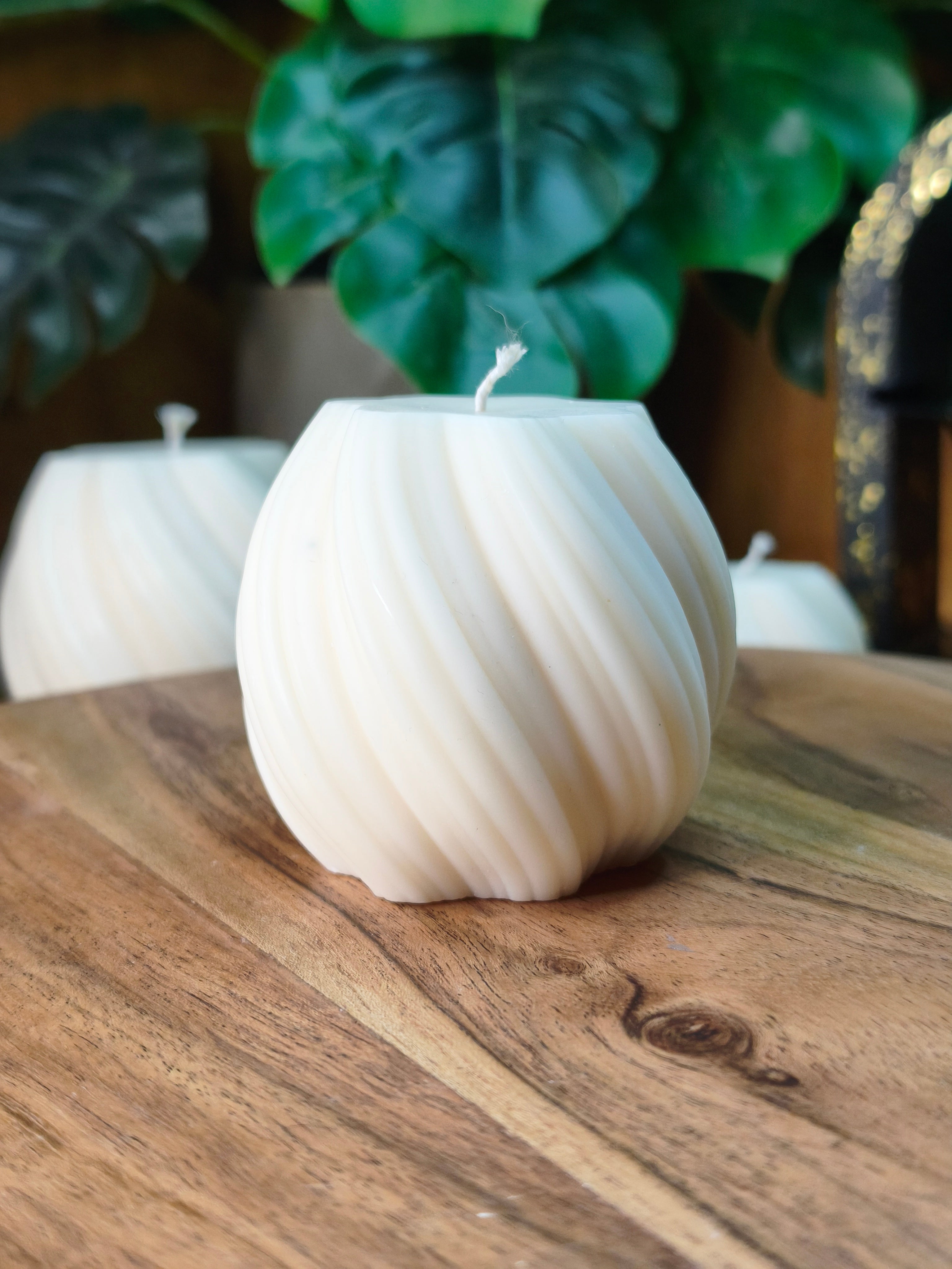 Bougie Moulée - Spiralia Maison Pelquita