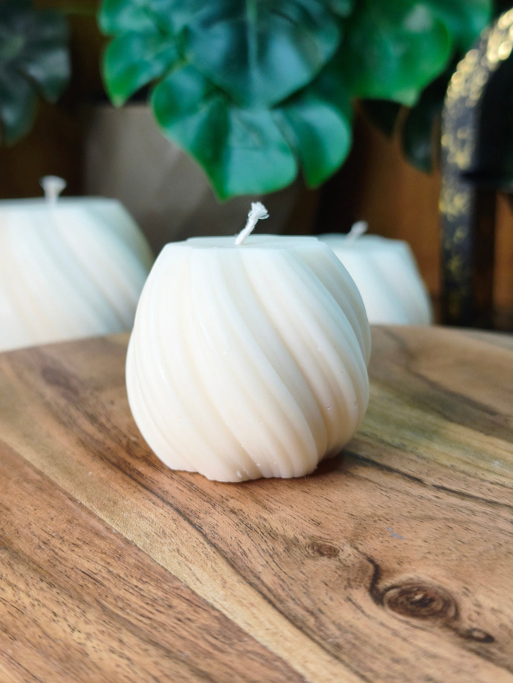 Bougie Moulée - Spiralia Maison Pelquita